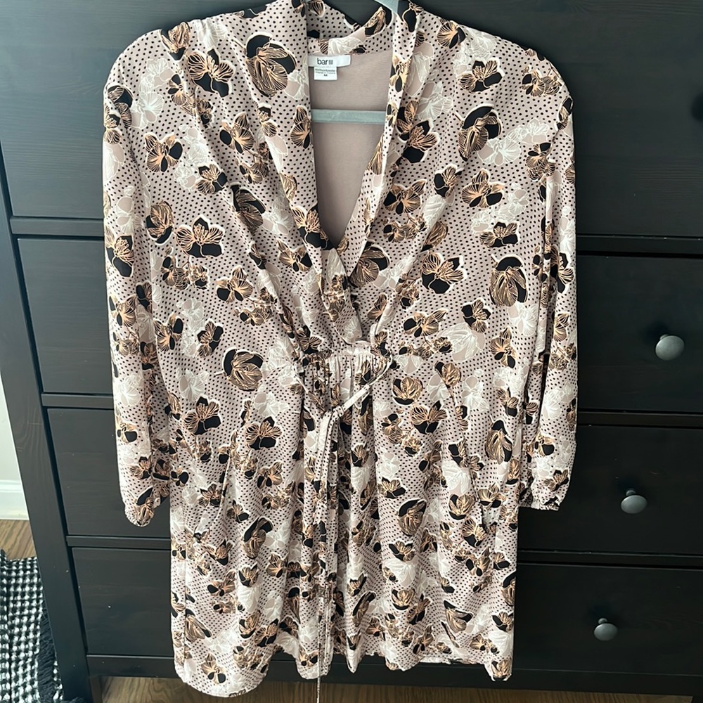 BarIII floral dress with pockets